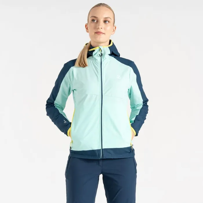 Dare 2b Avidly II Softshell Jacket Mint Green Moonlight Denim Women Softshell Jackets