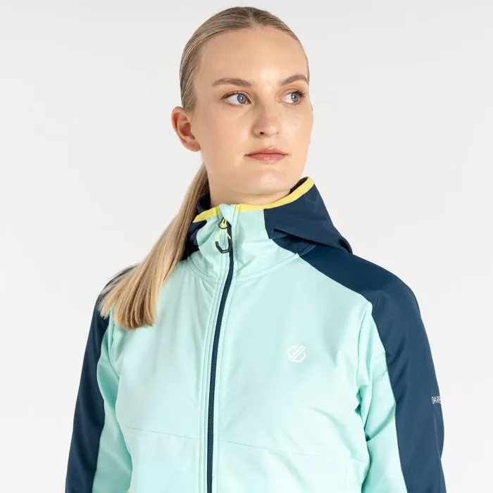 Dare 2b Avidly II Softshell Jacket Mint Green Moonlight Denim Women Softshell Jackets