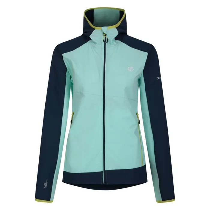 Dare 2b Avidly II Softshell Jacket Mint Green Moonlight Denim Women Softshell Jackets