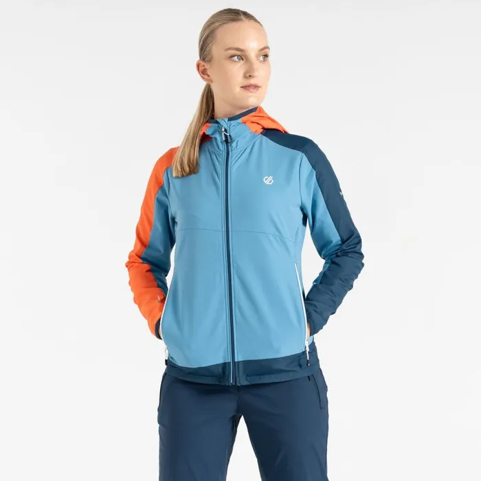 Dare 2b Avidly II Softshell Jacket Niagara Blue Satsuma Women Softshell Jackets