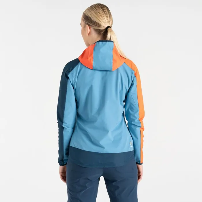 Dare 2b Avidly II Softshell Jacket Niagara Blue Satsuma Women Softshell Jackets