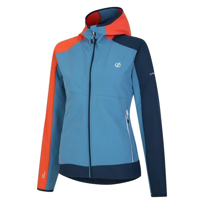 Dare 2b Avidly II Softshell Jacket Niagara Blue Satsuma Women Softshell Jackets