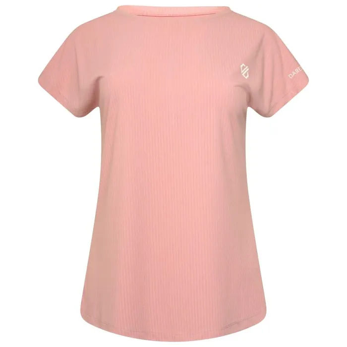 Dare 2b Breeze By Lightweight Tee Powder Pink Women Gym Tops
