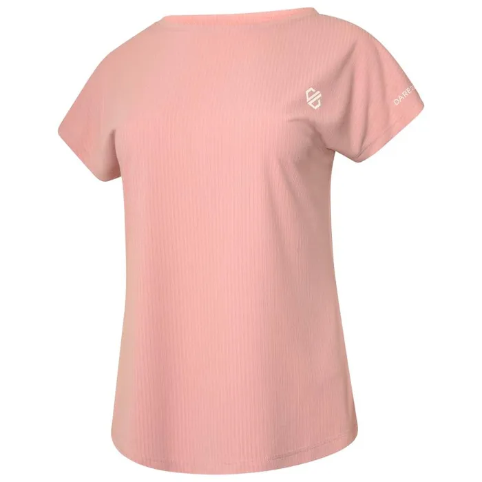 Dare 2b Breeze By Lightweight Tee Powder Pink Women Gym Tops