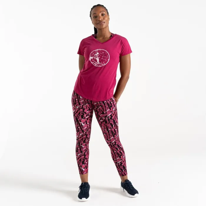 Dare 2b Calm TShirt Berry Pink Women Graphic TShirts