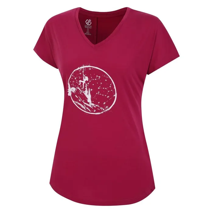 Dare 2b Calm TShirt Berry Pink Women Graphic TShirts