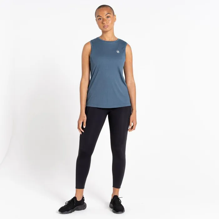 Dare 2b Capacity Fitness Tank Orion Grey Women Gym Tops