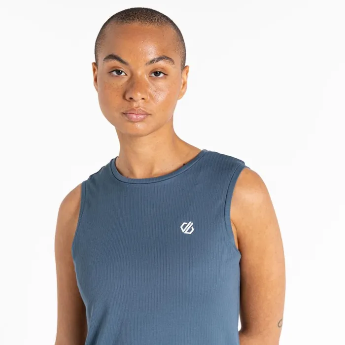 Dare 2b Capacity Fitness Tank Orion Grey Women Gym Tops