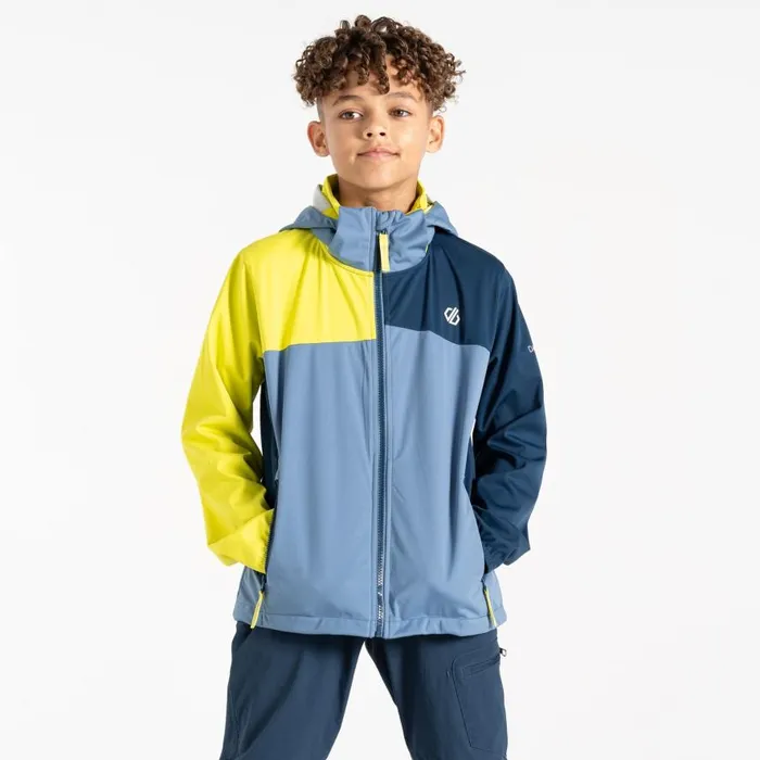 Dare 2b Cheer Softshell Jacket Coronet Blue Moonlight Denim Kids Softshell Jackets
