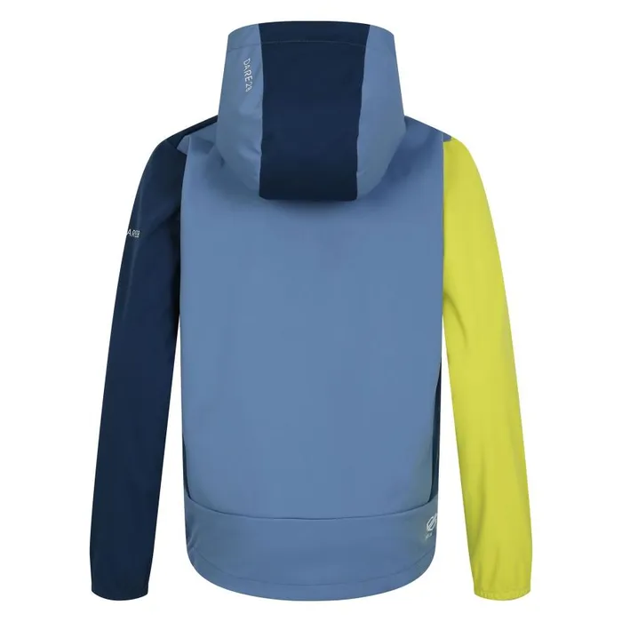 Dare 2b Cheer Softshell Jacket Coronet Blue Moonlight Denim Kids Softshell Jackets
