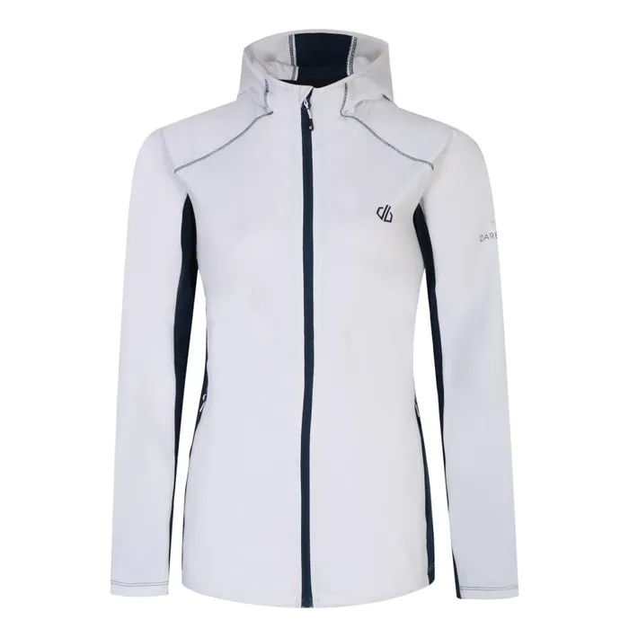 Dare 2b Convey II Hooded Core Stretch Midlayer White Moonlight Denim Women Midlayers