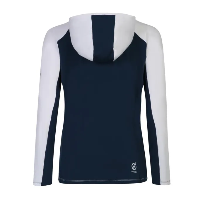 Dare 2b Convey II Hooded Core Stretch Midlayer White Moonlight Denim Women Midlayers
