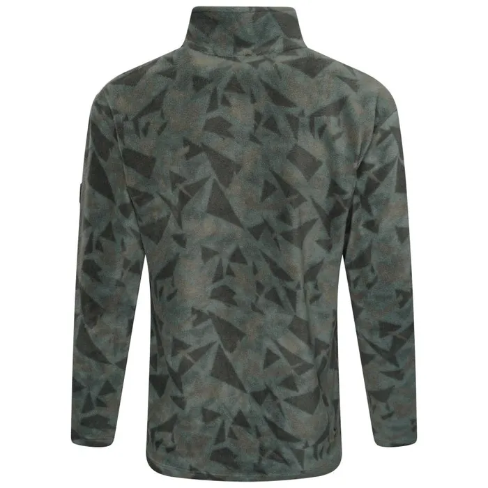 Dare 2b Cushy Half Zip Fleece Green Geo Print Kids Fleece