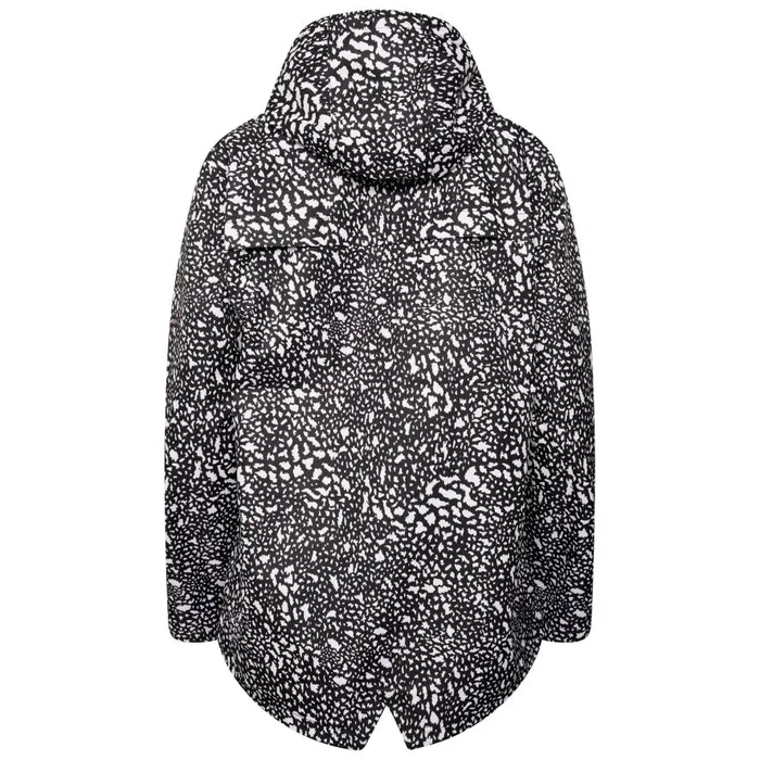 Dare 2b Deviation II Waterproof Jacket Black White Dot Print Women Waterproof Jackets