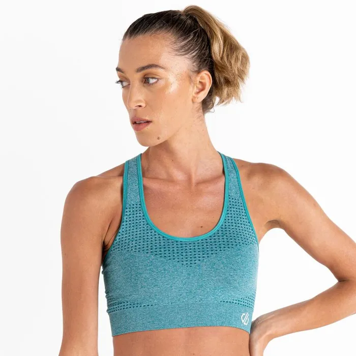 Dare 2b Don039t Sweat It II Sports Bra Fortune Green Women Gym Tops