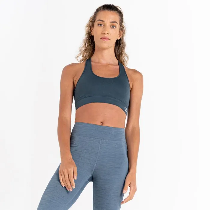 Dare 2b Don039t Sweat It II Sports Bra Orion Grey Women Gym Tops