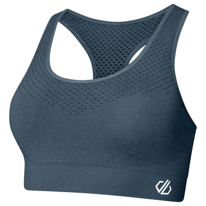 Dare 2b Don039t Sweat It II Sports Bra Orion Grey Women Gym Tops