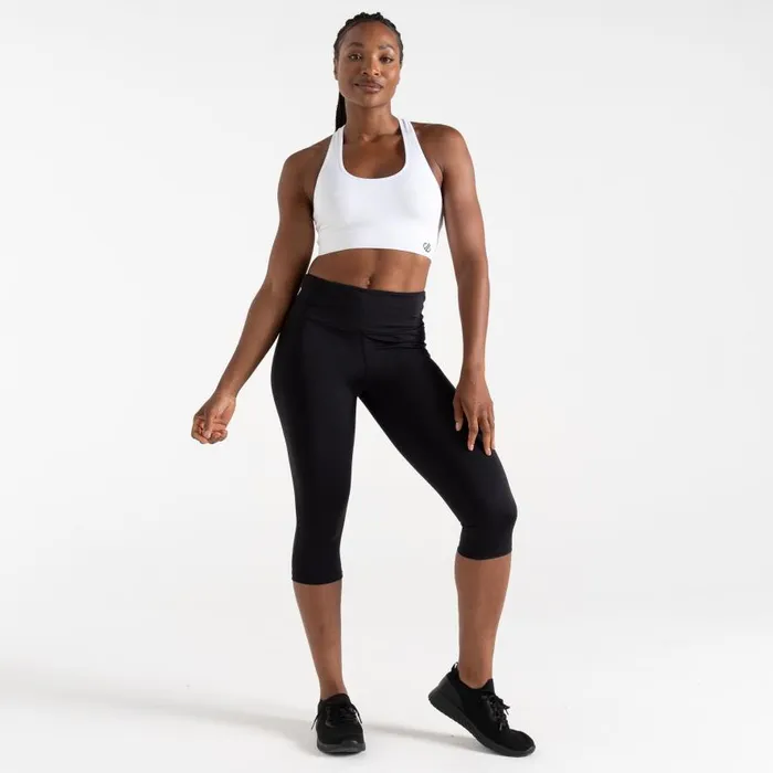 Dare 2b Don039t Sweat It II Sports Bra White Women Medium Impact