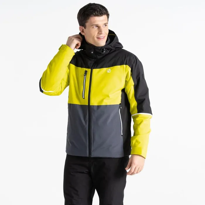 Dare 2b Eagle Ski Jacket Neon Yellow Black Men Ski Jackets