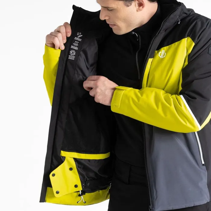 Dare 2b Eagle Ski Jacket Neon Yellow Black Men Ski Jackets