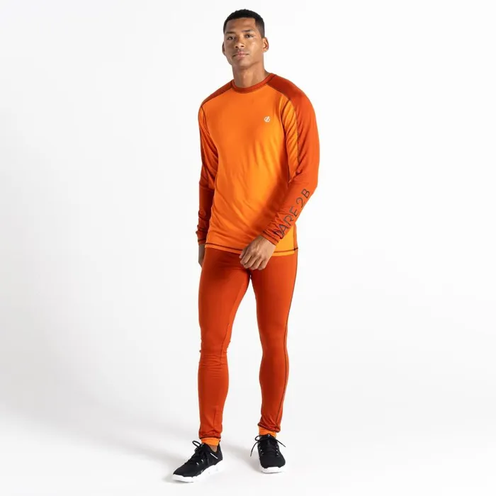 Dare 2b Exchange III Thermal Baselayer Set Puffins Orange Brown Men Base Layers