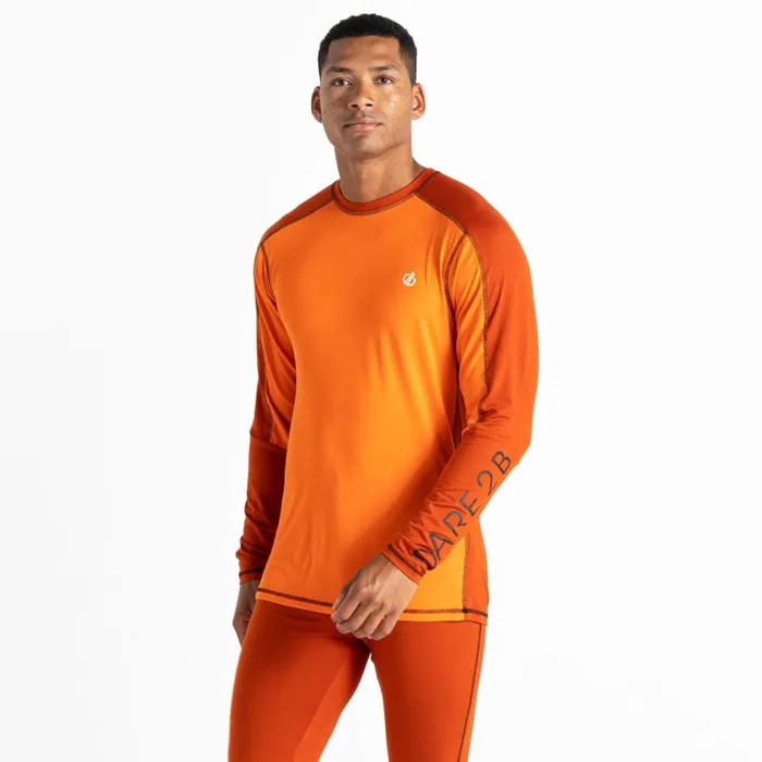 Dare 2b Exchange III Thermal Baselayer Set Puffins Orange Brown Men Base Layers