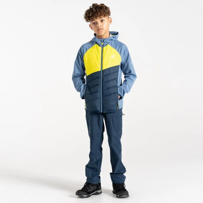 Dare 2b Explore Hybrid Jacket Coronet Blue Moonlight Denim Kids Lightweight Jackets
