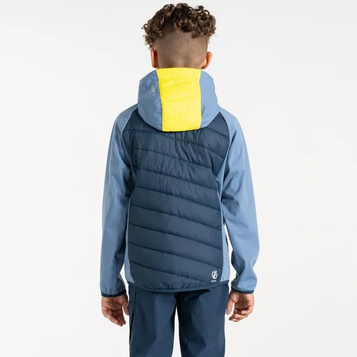 Dare 2b Explore Hybrid Jacket Coronet Blue Moonlight Denim Kids Lightweight Jackets