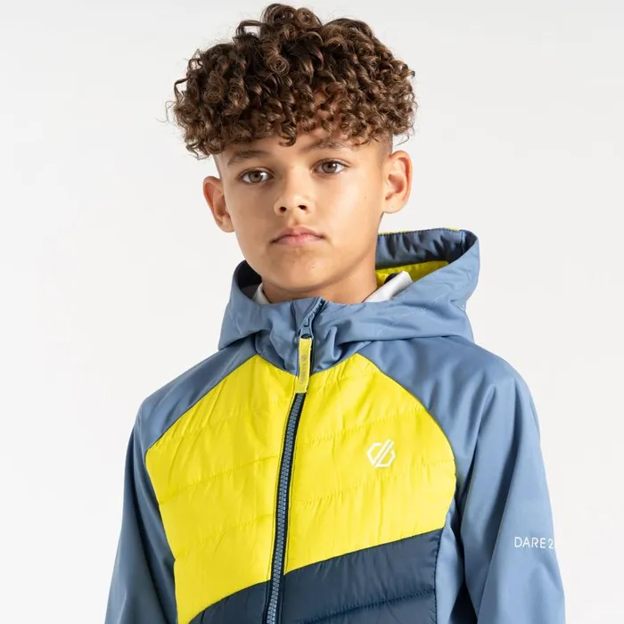 Dare 2b Explore Hybrid Jacket Coronet Blue Moonlight Denim Kids Lightweight Jackets