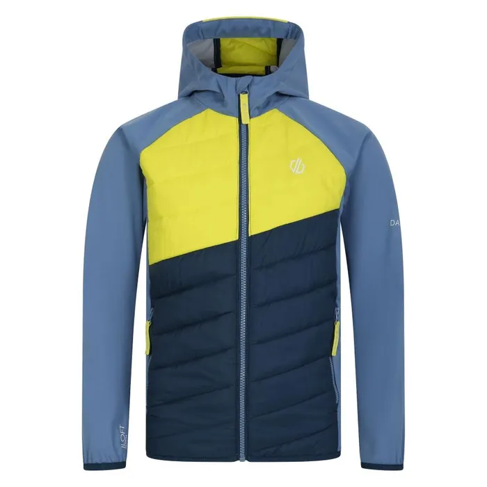 Dare 2b Explore Hybrid Jacket Coronet Blue Moonlight Denim Kids Lightweight Jackets