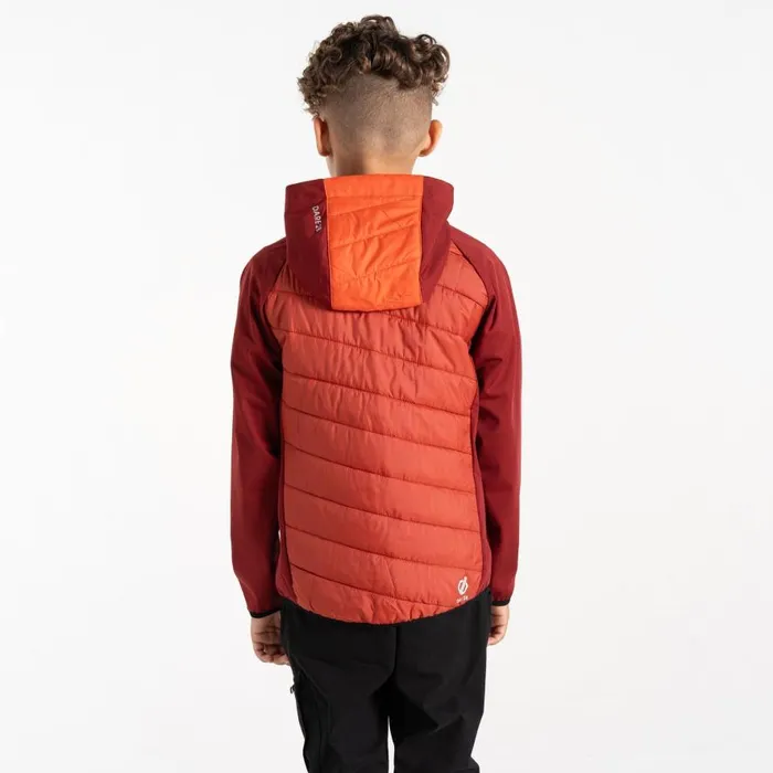 Dare 2b Explore Hybrid Jacket Syrah Cinnamon Red Kids Lightweight Jackets