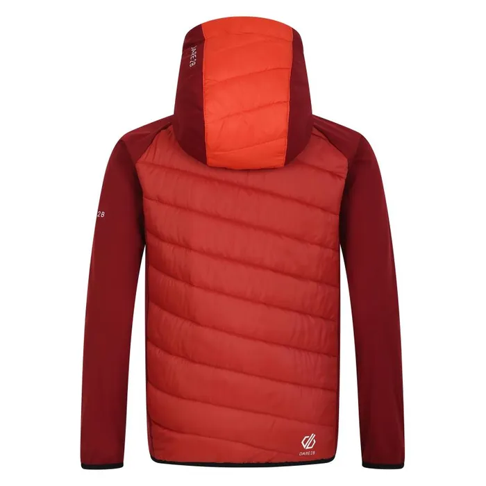 Dare 2b Explore Hybrid Jacket Syrah Cinnamon Red Kids Lightweight Jackets