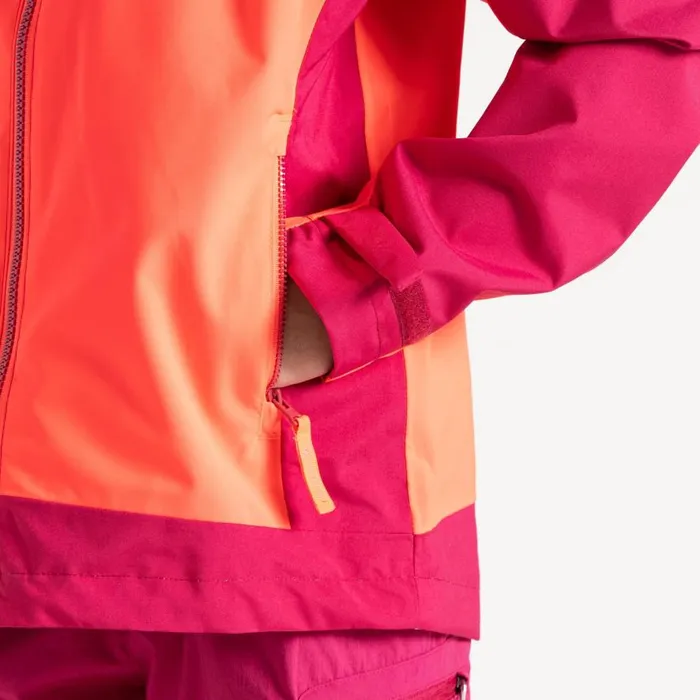 Dare 2b Explore II Waterproof Jacket Berry Neon Pink Kids Waterproof Jackets