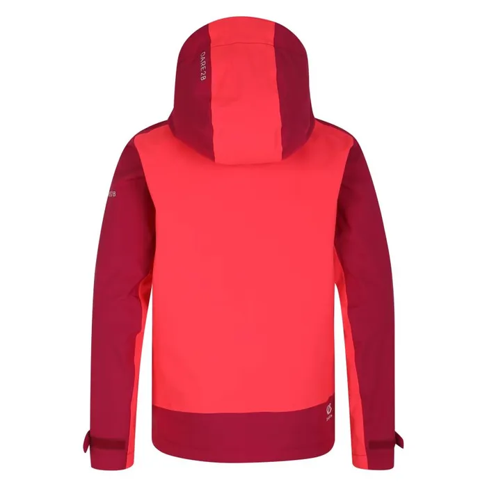 Dare 2b Explore II Waterproof Jacket Berry Neon Pink Kids Waterproof Jackets