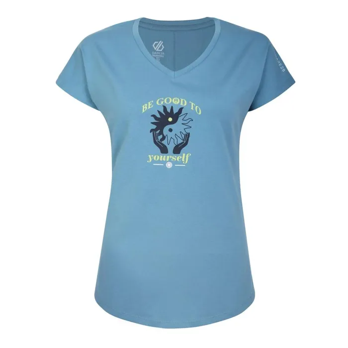 Dare 2b Finite Graphic TShirt Niagara Blue Women Graphic TShirts