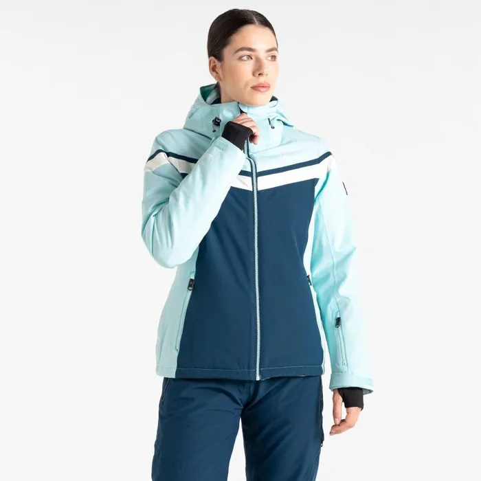 Dare 2b Flurry Ski Jacket Moonlight Denim Blue Women Ski Jacket