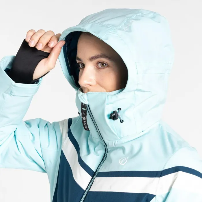 Dare 2b Flurry Ski Jacket Moonlight Denim Blue Women Ski Jacket