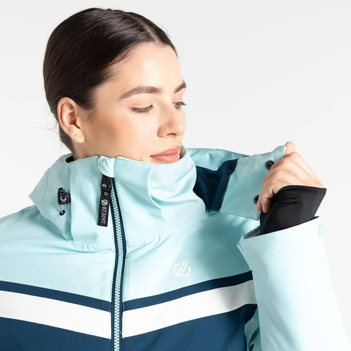 Dare 2b Flurry Ski Jacket Moonlight Denim Blue Women Ski Jacket