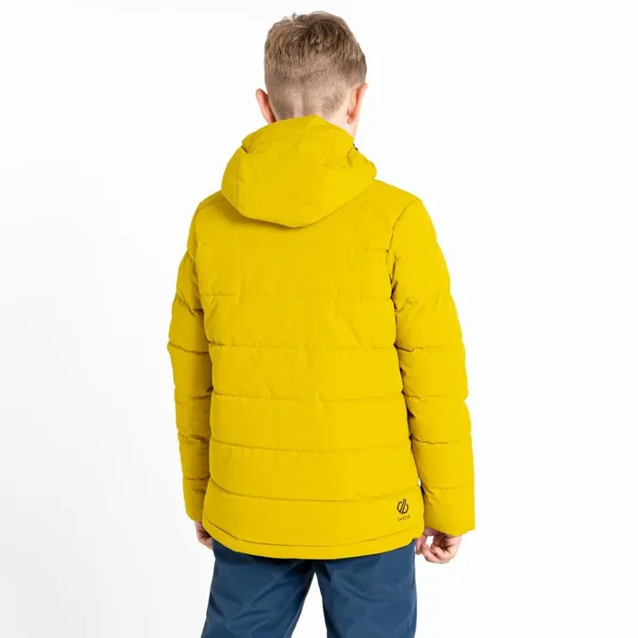 Dare 2b Folly Waterproof Ski Jacket Moss Yellow Kids Insulated Jackets