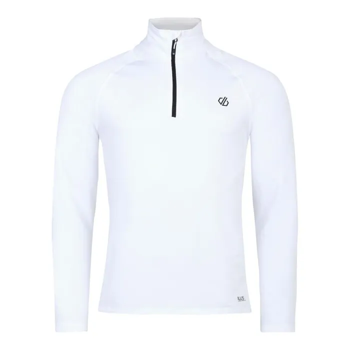 Dare 2b Fuse Up II Recycled Lightweight Core Stretch Midlayer White Men Fleece