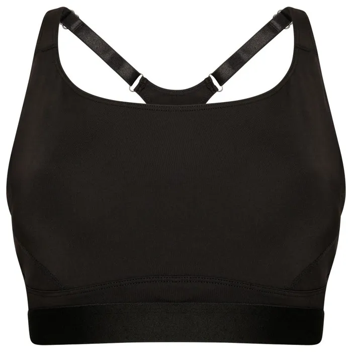 Dare 2b Hi Impact Sports Bra Black Women Gym Tops