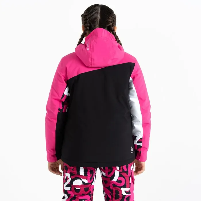 Dare 2b Humour II Ski Jacket Pink Graffiti Print Kids Insulated Jackets