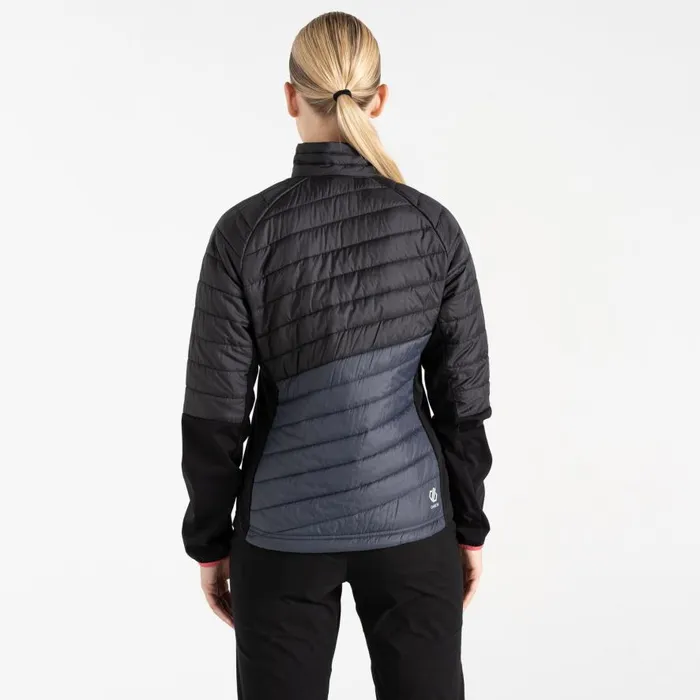 Dare 2b Lexan Hybrid Jacket Black Ebony Grey Women Lightweight Jackets