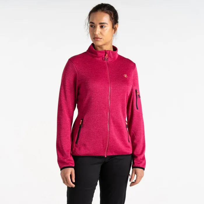 Dare 2b Mountain Series Zip Through Fleece Berry Pink Women Midlayers