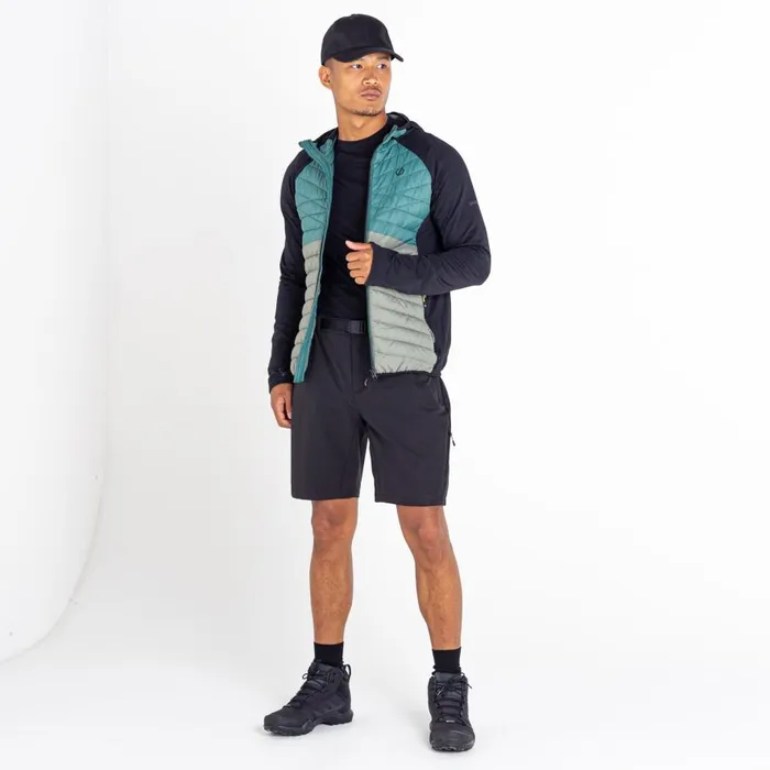 Dare 2b Mountaineer Recycled Wool Hybrid Jacket Fern Green Agave Green Men Midlayers