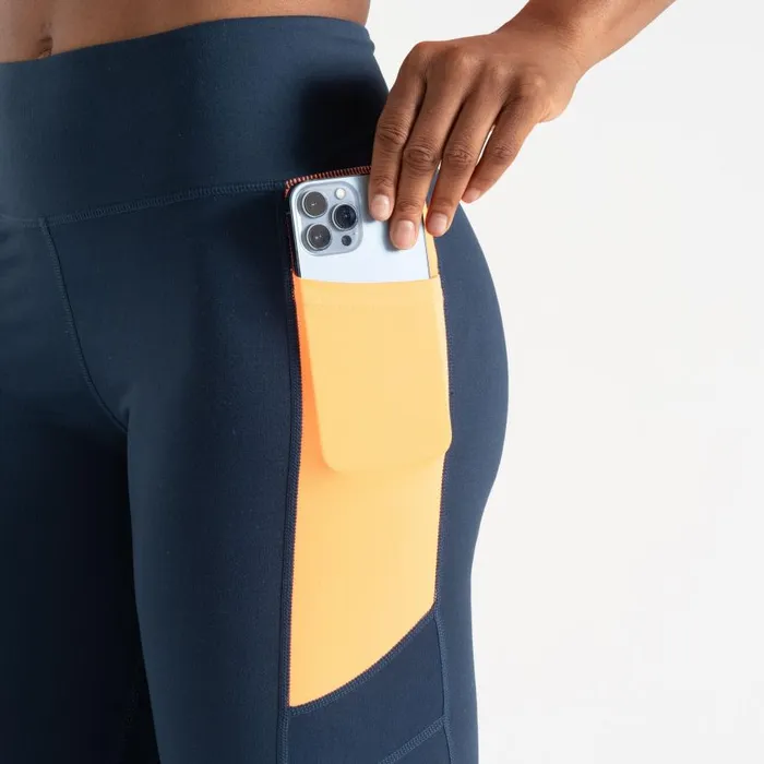 Dare 2b Move II Leggings Moonlight Denim Orange Women Leggings