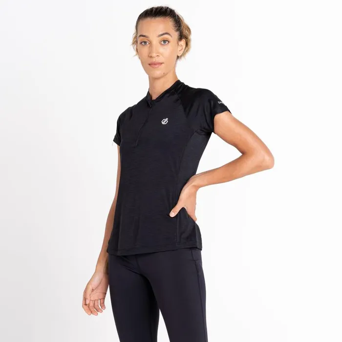 Dare 2b Outdare III Lightweight Jersey Black Women Cycling Jerseys