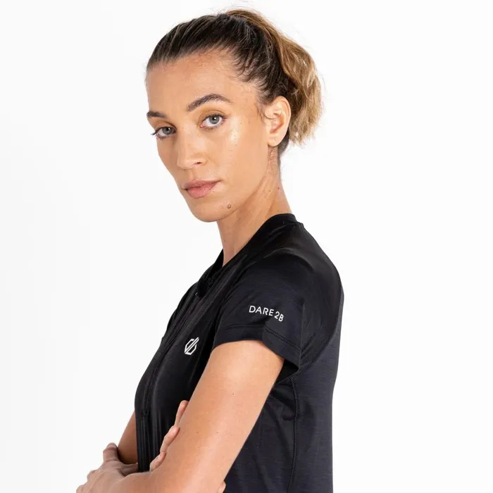 Dare 2b Outdare III Lightweight Jersey Black Women Cycling Jerseys