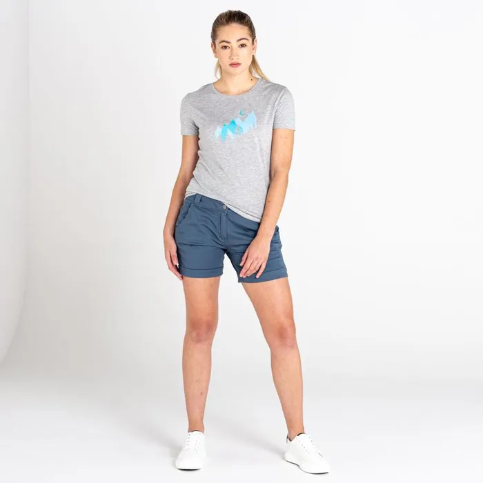 Dare 2b Peace Of Mind Graphic Tee Ash Grey Marl Women Graphic TShirts