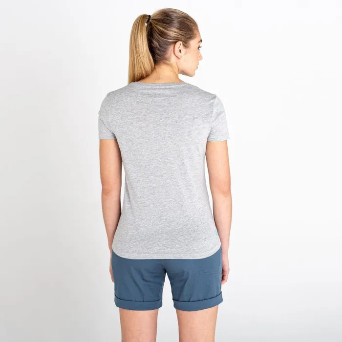 Dare 2b Peace Of Mind Graphic Tee Ash Grey Marl Women Graphic TShirts